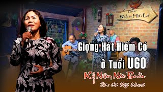 Giọng hát hiếm có ở tuổi U60 - Kỷ Niệm Nào Buồn | Cô Mỹ Lành - Guitar Lâm Thông | Bolero Mái Lá