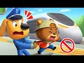 The Train Ride | Safety Tips | Sheriff Labrador Kids Cartoon | BabyBus TV