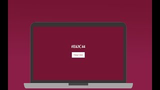 Random HEX color Code Generator / CSS HTML