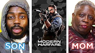 Mom Challenges Son To Call Of Duty Modern Warfare