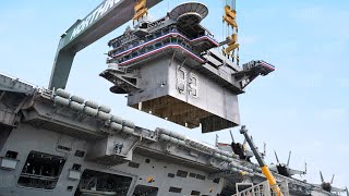 How US Built its Last Generation $13 Billion Aircraft Carrier Like Lego Bricks