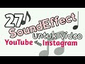 27 Soundeffect Populer untuk Video Youtube dan Instagram