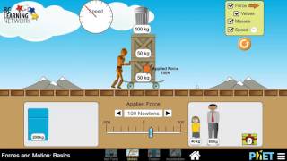 _WCLN - Physics - Phet: Forces & Motion Intro 3