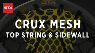 STX Crux Mesh Stringing Tutorial - Top String and Sidewall