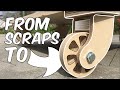 DIY Caster Wheels from Plywood Offcuts. Made on a CNC Router! - Aribabox