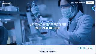 LabtechCO Laboratory and Science Research WordPress Theme Brad M