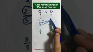 Cara Cepat dan Mudah Membandingkan Dua Pecahan Penyebutnya Berbeda | Tips Matematika