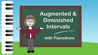 Augmented and diminished intervals