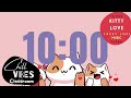 🩷 10 MIN TIMER | LOVE KITTY |  Jazz Lofi Music CLEAN | VALENTINES DAY - HEARTS CUTE - LOFI MUSIC