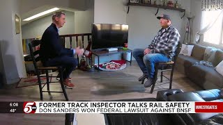Former BNSF track inspector who secretly recorded boss shares why he took on the railroad