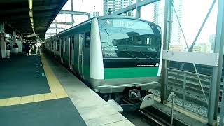 【121編成】E233系7000番台宮ハエ121編成 JR埼京線快速川越行き 武蔵浦和駅発車