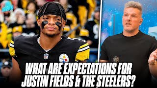 Steelers Trade 6th Round Pick For Justin Fields, What Are The Expectations? | Pat McAfee Reacts