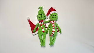 Crochet The Christmas Grinch with no Sewing!