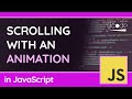 Scrolling with animations using 