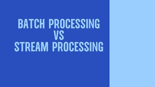 Batch Processing vs Stream processing | Data engineering Basics
