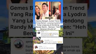 Lyodra Digendong Randy Martin, Netizen Heboh #fypシ゚ #beritaartis #viral