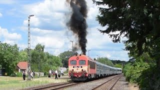 418 112 -es classic Csörgő füstölése a Balaton északi partján