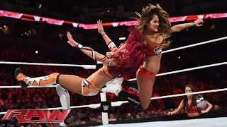 Nikki Bella vs. Sasha Banks: Raw – 17. August 2015