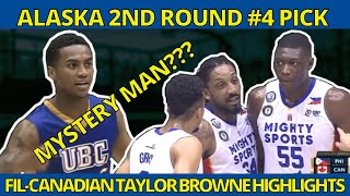 FIL-CANADIAN TAYLOR BROWNE HIGHLIGHTS VS MIGHTY SPORTS | 25PTS,2REBS,2STLS | 7 TRIPLES