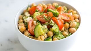 Easy Chickpea Salad Recipe