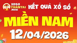 Xổ số Miền Nam hôm nay ngày 12 tháng 4 - XSMN - SXMN - KQXSMN 12/4/2026 - XSMN chủ nhật