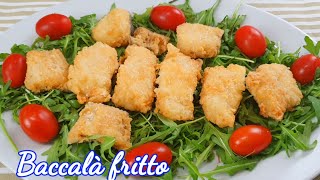 BACCALÀ FRITTO SUPER CROCCANTE IN 10 MINUTI - CRISPY FRIED COD FISH