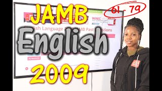 JAMB CBT English 2009 Past Questions 61 - 79