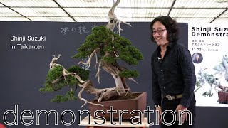 [4K] 鈴木伸二 氏 盆栽デモンストレーション in 第44回日本盆栽大観展