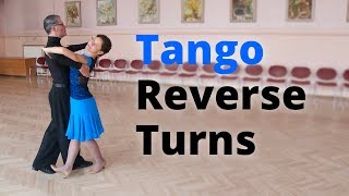 Tango Dance Lesson | Basic Reverse Turn, Open Reverse Turn, Syncopated Basic Reverse Turn