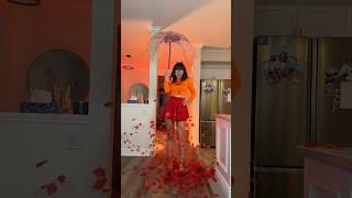 Ashley! Look at me.. Velma flower pedal umbrella cosplay transition