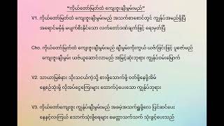 ကိုယ်တော်မြတ်ထံကျေးဇူးချီးမွမ်းမည် - ကိုယ္ေတာ္ျမတ္ထံေက်းဇူးခ်ီးမြမ္းမည္