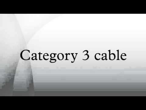 Category 3 Cable Youtube
