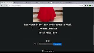 Project 2 - Auctions Website - (cs50 web )