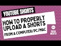 Upload Youtube Shorts from a PC or Mac