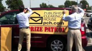 Watch as the Prize Patrol Puts the Sign on the Van! August 31st, 2011