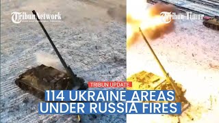 🔴 Footage of Russia heavy artilleries work, 114 Ukrainian areas under fire