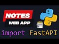Build a Notes App in Python with FastAPI & Supabase | Authentication + CRUD