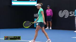 Aliaksandra Sasnovich v Priscilla Hon match highlights (2R) | Sydney International 2019