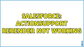Salesforce: ActionSupport rerender not working