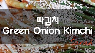 파김치 (Green Onion Kimchi) 봄김치 쪽파김치