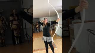 I made a functional bow out of PVC pipes! 😁🏹