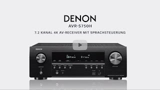 Exceptional 3D Sound: Denon AVR-S750H 7.2-Kanal 4K Ultra HD AV Receiver