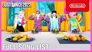 Just Dance 2022 - Full Song List Trailer - Nintendo Switch