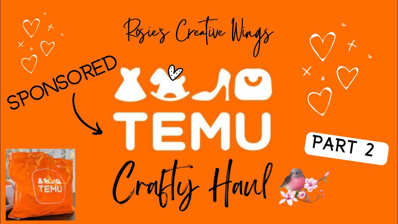 Crafty Temu Haul Sponsored Part 2 Shoptemu Youtube