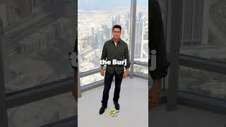 Tom Cruise Sitting On The Top Of Burj Khalifa Without a Safety Harness #shorts