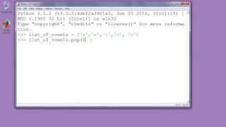 How to remove last object from a list in Python - Example ( pop() function)