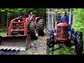 Power vs Agility / Which Logging Tractor is Best?- Ep35- Outsider Log Cabin