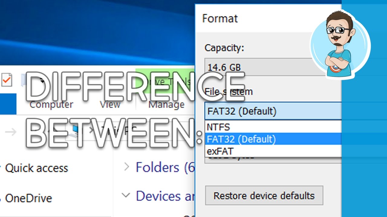 Difference Between FAT32, ExFAT And NTFS - YouTube