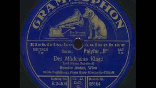 Rosette Anday - Des Mädchens Klage (Schubert)