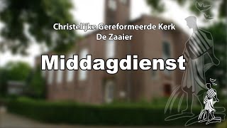 Middagdienst 17 januari 2021